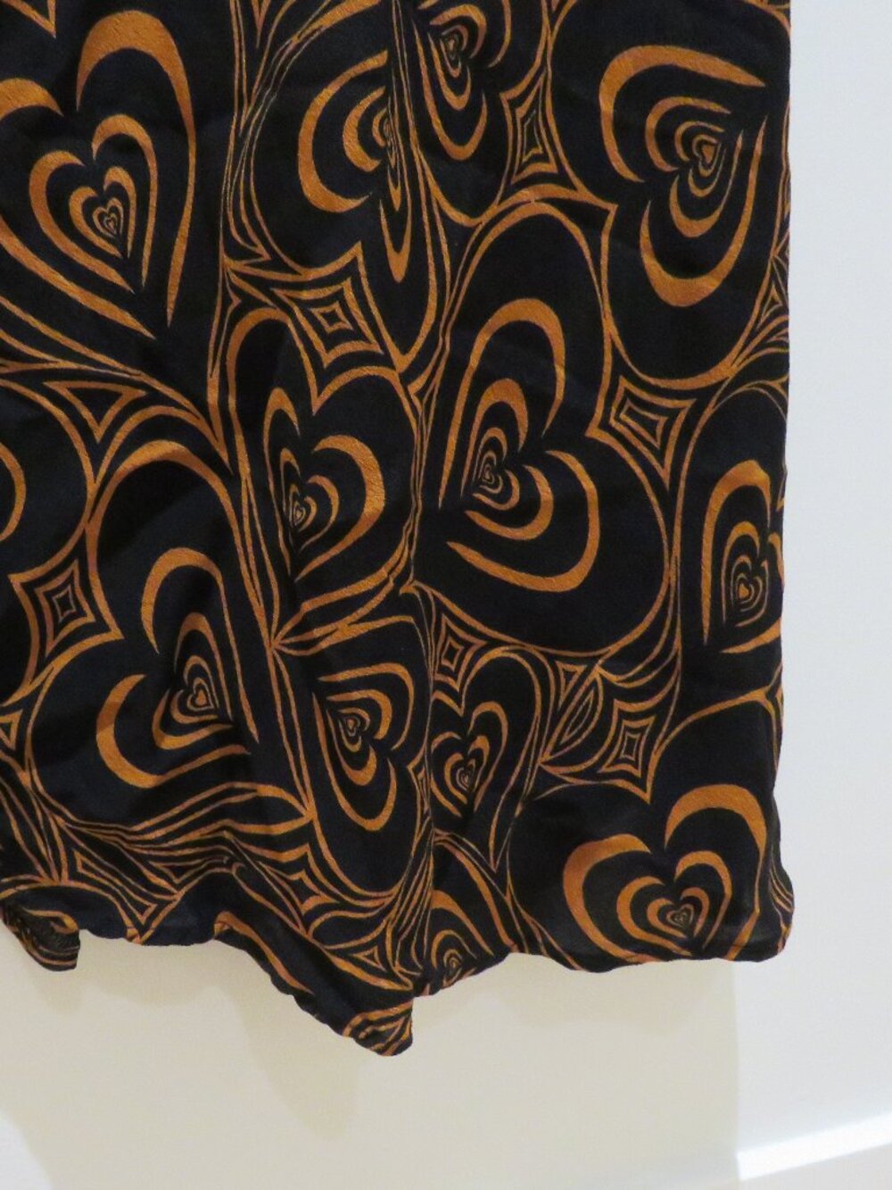 LISA SAYS GAH Wild Hearts Midi Slip Dress Small 90s Friends Indie Whimsy - Picture 9 of 15